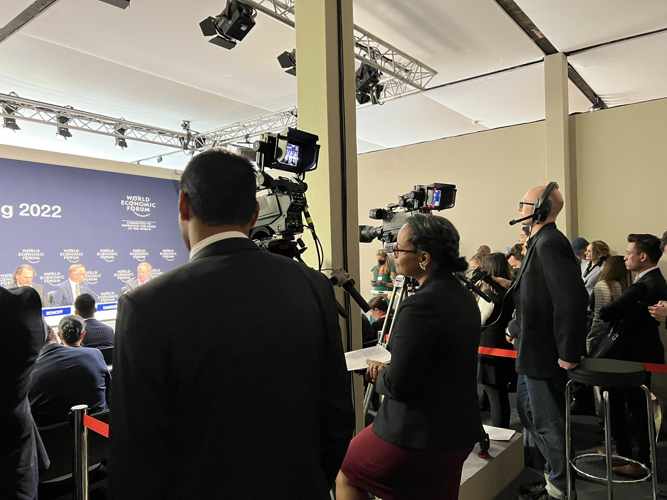 Behind the scenes at Davos